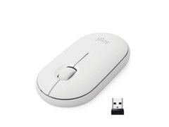 Mouse Wireless/Bluetooth Logitech Pebble M350 Alb